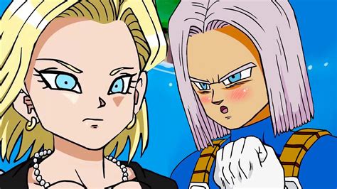 trunks and android 18|Android 18 .